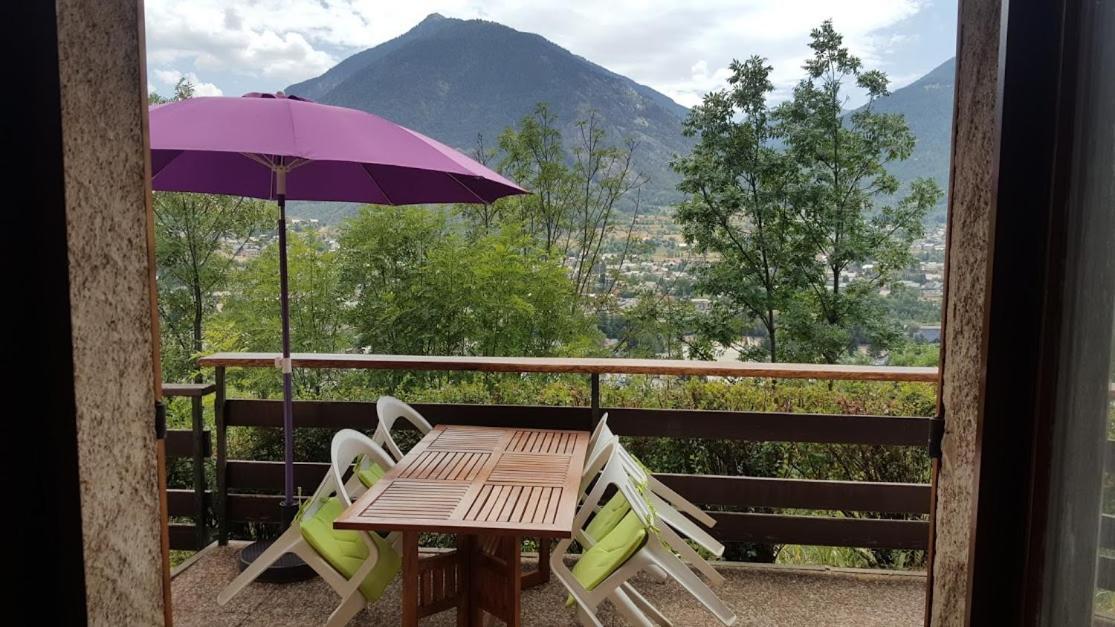 Studio Sympa Avec Terrasse , Maxi 4 Pers.Briancon Luaran gambar
